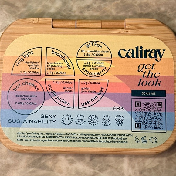 Caliray Endless Sunset Eye Shadow Cheek blush highlighter palette  New in box - Picture 5 of 11